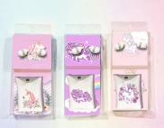 tai nghe ngựa thần unicorn túi da pu TNTV6 dễ thương cute hoạt hình