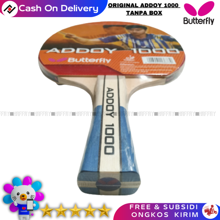 Butterfly Addoy 1000 Original Bet Tenis Meja Pingpong Tanpa Box ...