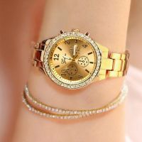 Ladies Quartz Wrist Watches Dress Watch Women Crystal Diamond Watches Gold Silver Clock Women Montre Femme