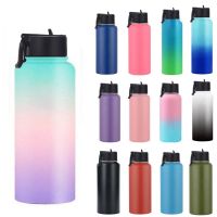 【CW】 18oz 32oz 40oz Large Capacity Bottle Sport Thermal Flask Insulated Hydroes Mug