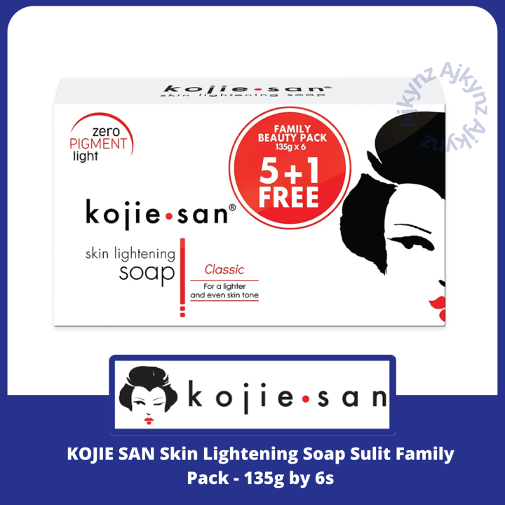 KOJIE SAN Skin Lightening Soap Sulit Family Pack - 135g by 6s | Lazada PH