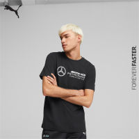 PUMA AUTO - เสื้อยืดผู้ชาย Mercedes-AMG Petronas Motorsport F1 Essentials Logo สีดำ - APP - 53644701