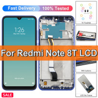 6.3 "ทดสอบได้ดีสำหรับชิ้นส่วนจอสำรองสัมผัสหน้าจอ LCD M1908C3XG 8T ของ Xiaomi Redmi Note มีกรอบ