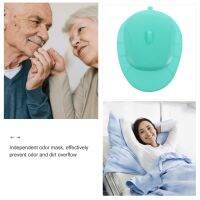 1pc Bedpan with Lid Bedridden Paralyzed Elderly Care Bedpan Plastic Toilet Bowl