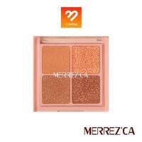 NP NEW!! พาเลท 4 ช่อง MERREZCA Eye Color palette มีทั้งเนื้อแมท &amp; เนื้อชิมเมอร์ 4* 1.8 g. เนื้อแน่น สีชัด ติดทน อายแชโดว์ เครื่องสำอาง makeup