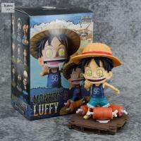 PVC อะนิเมะ BUANARN Monkey D Luffy รูปปั้นตุ๊กตาโมเดลฟิกเกอร์ของเล่นตุ๊กตาของเล่นลูฟี่