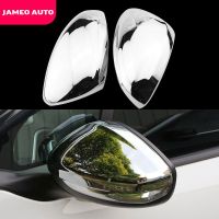 Jameo Auto 2Pcs/Set Exterior Car Chrome Rearview Mirror Protection Cover Trim Fit For Peugeot 208 GTI 2014 - 2018 Accessories