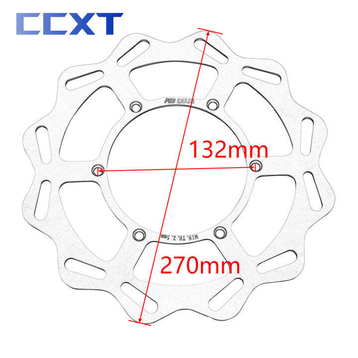 รถจักรยานยนต์-cnc-270มิลลิเมตร245มิลลิเมตรด้านหน้าด้านหลังดิสก์เบรกโรเตอร์ดิสก์สำหรับ-yamaha-yz-wr-125-250f-400f-426f-450-f-250fx-125x-450fx