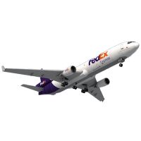 DIY 1:100 Fedex MD-11 Plane Aircraft Paper Model Assemble Hand Work 3D Puzzle Game Kids Toy