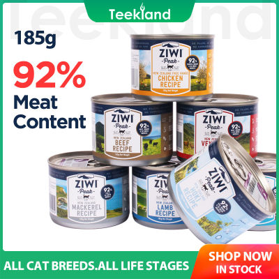 ZIWI Peak อาหารกระป๋องแมว6รสอาหารสดโปรตีนสูงธรรมชาติทั้งหมด185กรัม