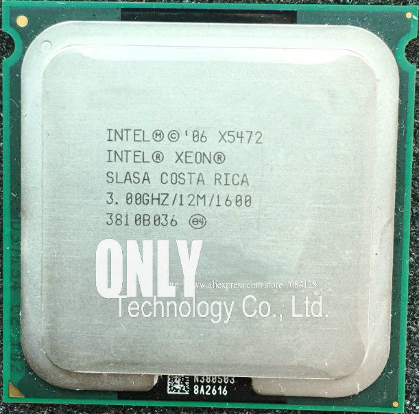 In Xeon X5472 3.0GHz12M1333 Processor close to LGA771 Core 2 Quad Q9650 CPU, works on LGA 775 mainboard 2 Pieces Free