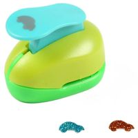 Car shaped 5/8" paper EVA foam hole punches greeting card handmade bus craft punch cortador de papel de scrapbooking puncher Staplers  Punches