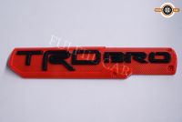 สติ๊กเกอร์Toyota TRD BRO สติ๊กเกอร์สำหรับติดรถยนต์ ตกแต่งรถยนต์-สีดำตัวหนังสือสีแดง