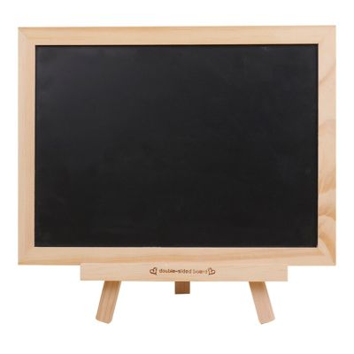 Black Slate Erasable Chalkboard Signs Tags Label Memo Board Decor Wooden Chalkboard Signs T84D