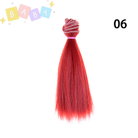 FactoryOutlete?Cheap? 1pcs 15cm ความยาว natrual สีหนา1 3 1 4 1 6 BJD wigs Doll hair