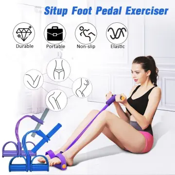 Yoga Pedal Pull Rope Elastic Resistance Exercise Band Home Fitness