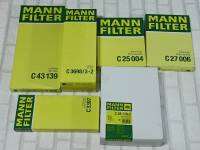 กรองอากาศ Benz S-Class W221 ( 2005 - 2013 ) ทุกรุ่นย่อย / Engine Air Filter Mann C3698/3-2 , C25004 + C27006 , C43139 , C3397 , C25110-2