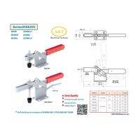 FIXTURE/Toggle Clamp Horizontal/แคล้มนกแบบกดแนวนอน รุ่น 200W,200WH,200WL,200WLH,220WH,220WLH,204G,204GB,204GBL,204GBLH