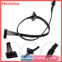 Ministar 1ชิ้น45ซม. มินิ4ขาเป็น2 Sata เอสเอสดีแหล่งจ่ายไฟสายเคเบิลสำหรับ Lenovo M410 M415 M610