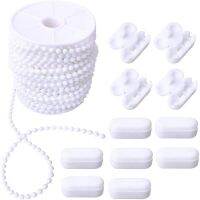 【CW】 Blinds Set 20 Meters Bottom Chain with Pieces Plastic Connectors for Office Us