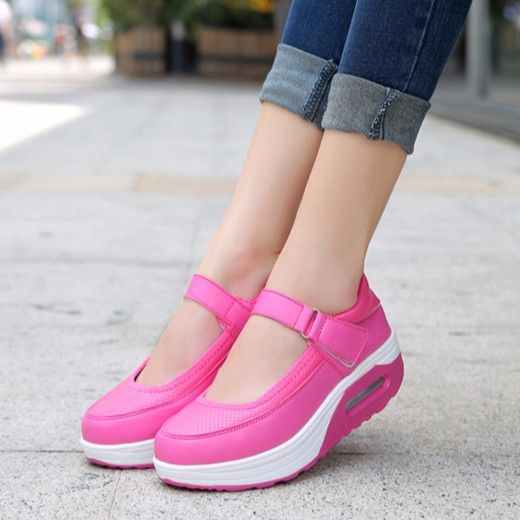 รองเท้าผ้าใบ-รูปแบบลำลอง-สวมหุ้มข้อ-ส้นสูง-สำหรับผู้หญิง