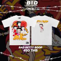 unisex Badcompany.th เสื้อทัวร์ เสื้อยืดสตรีทสกรีนลาย "Betty" RT279