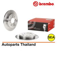 จานเบรกหลัง Brembo รุ่น Std สำหรับ HONDA  JAZZ GE (1.5) 08-&amp;gt; รหัส 08 B602 10 (1 คู่)