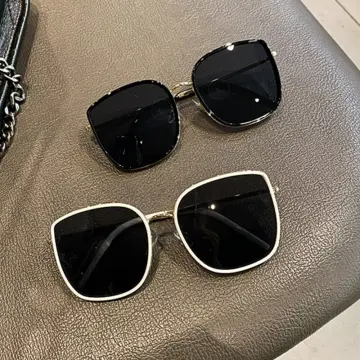 2023 Square sunglasses Women Brand Designer Black lunette de