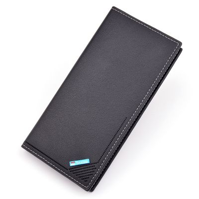 （Layor wallet）กระเป๋าสตางค์ผู้ชาย39; S,กระเป๋าเงินซิปหนัง Pu ยาวกระเป๋าผู้ชายบางพับได้หลายกระเป๋าเก็บบัตรคลิปเงินคลัทช์แฟชั่นความจุมาก