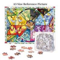 Pokemon Poké Mon And Magic Baby Eevees Wooden Jigsaw Puzzle 500 Pieces Educational Toy Painting Art Decor Decompression toys 500pcs