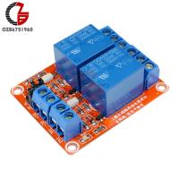 5V 9V 12V 24V 2ช่องโมดูลพร้อมการแยก Optocoupler รองรับทริกเกอร์ระดับสูงสำหรับ Arduino