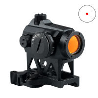 【YY】1x25 Compact Red Dot Sight 2 MOA Reflex Mini Scope with 1 Inch Riser Mount Adjustable Brightness Reflex Light