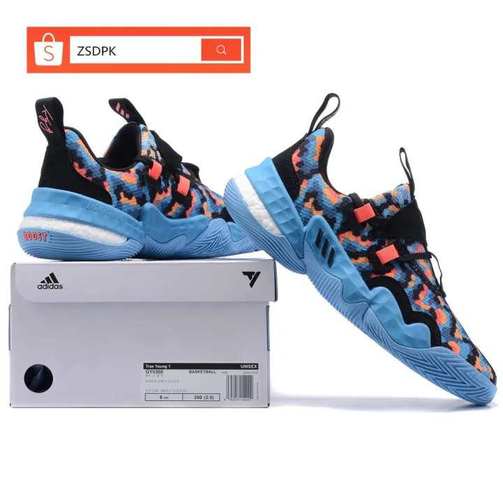 New Release 100% Original adidas Trae Young 1 “Citrus”Blue Sport Basketball  Shoes for men | Lazada PH