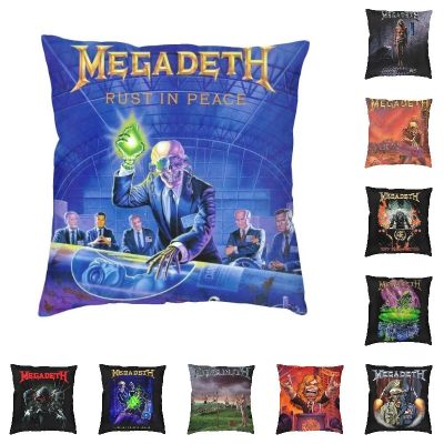 【CW】 Megadeths Heavy Metal Band Throw Custom Rust In Cushion Cover 40x40cm Pillowcover for Sofa