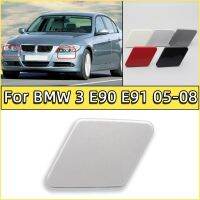 ฝาปิดหัวฉีดตัวล้างไฟติดหน้ารถสำหรับ BMW 320 325 328 E90 E91ลงสีคุณภาพสูง2005-2008ฝาสเปรย์ทำความสะอาดฝาครอบตัด