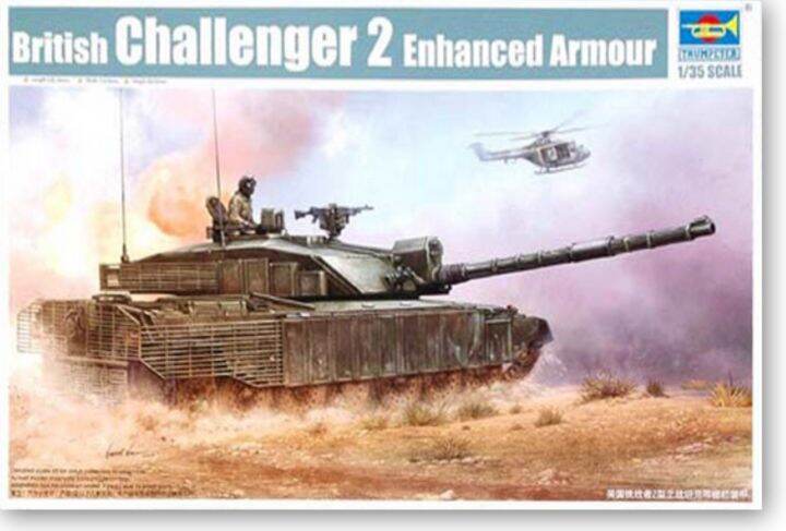 Jack 1914 ☼ Trumpeter Model Kit 1:35 British Challenger 2 main battle ...