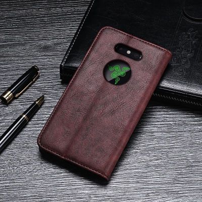 ✶ iTien High quality Durable Style Leather Protective Cover Case For Razer Phone 2 TPU Silicone Shell Wallet Etui Skin