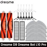 【LZ】☢♂  Dreame Bot L10 Pro Persiana LDS Finder Peças de reposição Acessórios Escova do lado principal Mop Filtro Hepa D9