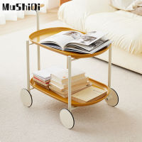 MUSHIQI โต๊ะข้างสแน็ค Coffee Table โต๊ะข้างโซฟา โต๊ะข้างเตียง โต๊ะกาแฟ โต๊ะรับแขก โต๊ะอเนกประสงค์ โต๊ะแล็ปท็อป โต๊ะข้างโซฟาโต๊ะข้างเตียง เหมาะสำหรับห้องนั่งเร่น โต๊ะข้าง โต๊ะหัวเตียง สไตล์ Modern Luxury เรียบหรูดูแพงโต๊ะโซฟา เฟอร์นิเจอร์ห้องนั่งเล่น