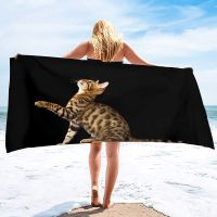 hot【DT】 Beach Oversized Towels Dry Absorbent Soft Pool