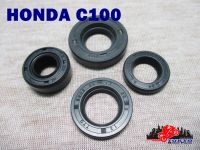 HONDA C100 SEAL SET // ซีลเครื่องชุด (4 เส้น) ซีลแกนเกียร์ / ซีลแกนสตาร์ท /ซีลแกนคลัทช์ /ซีลสเตอร์หน้า