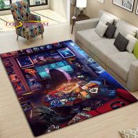 Horror Movie Characters Rugs and Cars for Home Living Room Bedroom Entrance Large Area Soft Car Halloween Decoration Mat