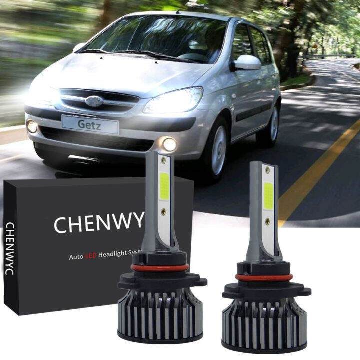 2PC FOR Hyundai Getz 6000K LED Headlamp HeadLight Light Bulb 2004 2005