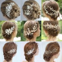 Bridal Hair Comb Clip Headband Wedding Hair Accessories Rhinestone Flower Bridal Hair Accessories Tiara Headband Head Jewelry