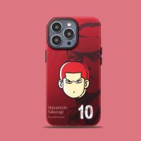 Cartoon Radiation Sakuragi Flower Road Rukawa Maple Iphone14promax Mobile Phone Case Suitable For Apple 13 Drop-Proof Straight Edge 12/11 Hard Bottom Couple 【SEP】