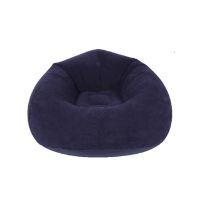 Large Inflatable Sofa Chair Bean Bag Flocking PVC Garden Lounge Beanbag Outdoor Furniture Camping Backpacking Bags