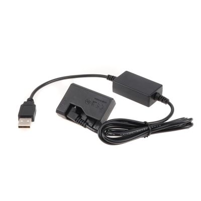 LP-E10 Dummy Battery Adapter DC Coupler 5V 2A USB Cable for Canon 1100D 1200D 1300D 1500D 3000D