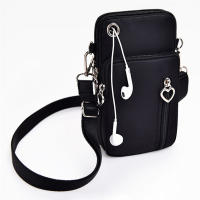 Men Messenger Bag Mini Shoulder Bag Diagonal Multi-Function Mobile Phone Bag Outdoor Earphone Pouch Sports Bag