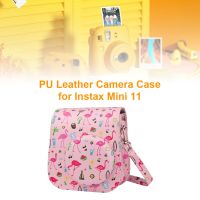 สำหรับ Fujifilm Instax Mini 11 9 8 + 8กระเป๋ากล้องหนัง PU พร้อม Tali Bahu