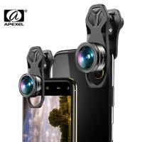 APEXEL HD 10in1 11in1 Phone Camera Lens Kits Macro Wide Angle Telephoto With CPL Star Filter For iPhone14 Pro Android Smartphone Smartphone Lenses